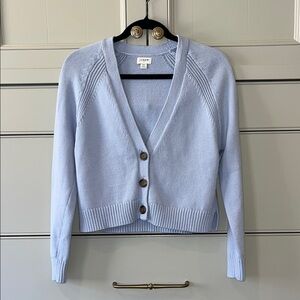 J Crew periwinkle cardigan size XS
